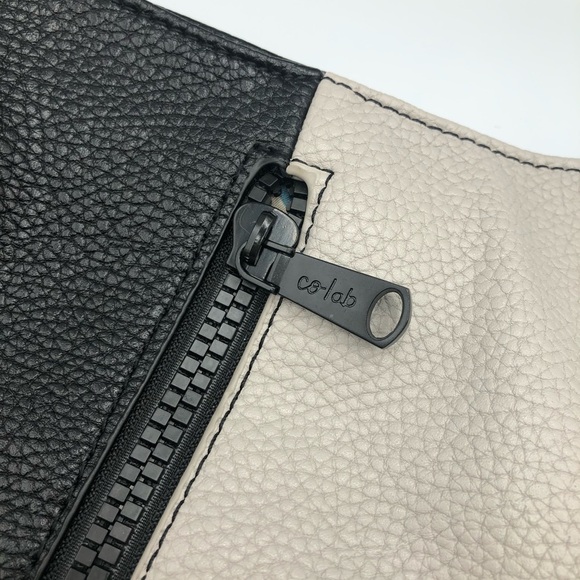 CO-LAB black/cream leather handbag - Picture 4 of 8